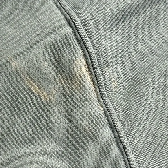 Aritzia TNA Blue Airy AF Fleece Cropped Hoodie Women’s Size Medium - Picture 4 of 10